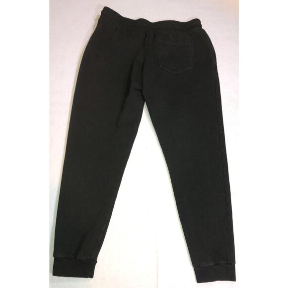 True Religion Sweat Lounge Pants Flock HS Jogger Pocket Black Womens Size M - Picture 3 of 11